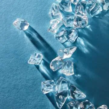 UPlama 600PCS Fake Crushed Ice Rocks for Decor