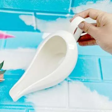 TripDock 1 Pack Porcelain Gravy Boat, 18 oz Easy Pour White Gravy Boat for Salad Dressings, Milk,Broth, Creamer Microwave & Dishwasher Safe