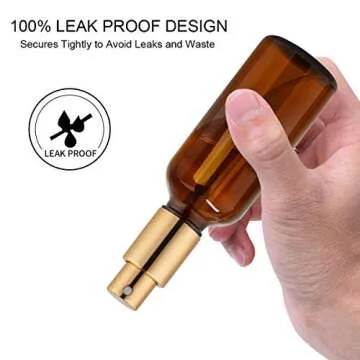 Hydior Amber Spray Bottle Set for Cologne and Essential Oils