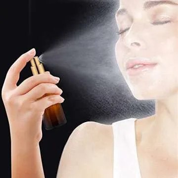 Hydior Amber Spray Bottle Set for Cologne and Essential Oils