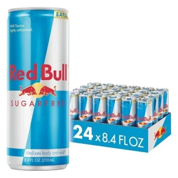 Red Bull Sugar Free Energy Drink - 24 Cans, 8.4 Fl Oz - Boost Energy!