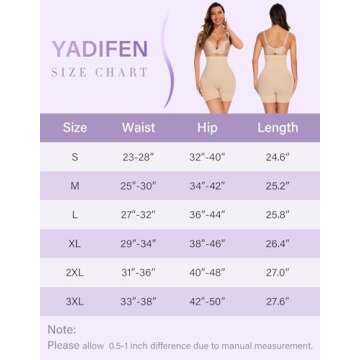 YADIFEN Tummy Control Shapewear Shorts Thigh Slimmer High Waisted Shapewear Women Girdles Shorts Women Shapewear Under Dress, X-Large, Nude-1 Pack