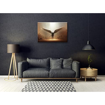 Fantasy Angel Wall Art - Abstract Anime Canvas (24x36)