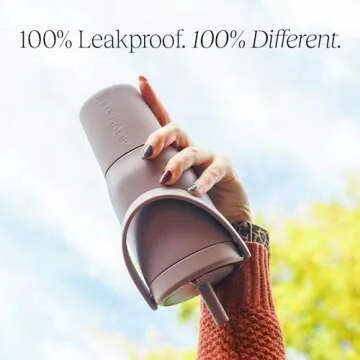 BrüMate Resa 25oz 100% Leakproof Travel Tumbler with Handle & Straw | Flexible Soft Sip Straw | Silicone Sleeve for Ultimate Durability | Stainless Steel | Cup Holder & Travel Friendly | (Dune)