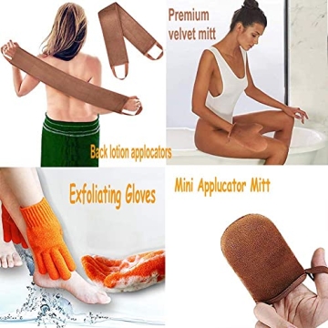 ANSPHIE Self Tanning Mitt Applicator Kit for a Flawless Tan