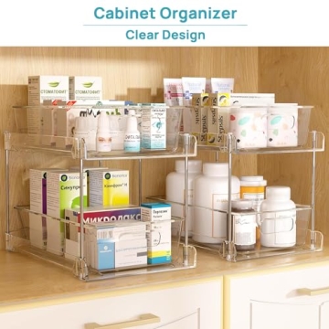 2 Tier Bathroom Storage Organizer - Vtopmart Set