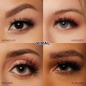 Magnetic Eyelashes – Viral | Artificial Magnetic Lashes, Made with Synthetic Faux Mink Fiber, Comfortable and Natural Lash Extention Look, Reusable Up To 60 Times, Long Wispy 15mm, 1 Pair