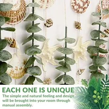 Coastal Wall Decor with Real Seashells for Every Room