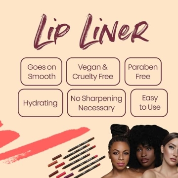 The Lip Bar Straight Line Lip Liner Vegan Cruelty Free