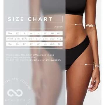 Comfortable SOULVOR Magneticfit Thongs for Women in 3 Pack