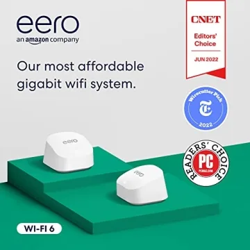 Certified Refurbished Amazon eero 6+ Mesh WiFi System