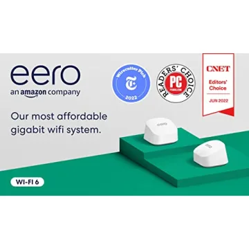 Certified Refurbished Amazon eero 6+ Mesh WiFi System