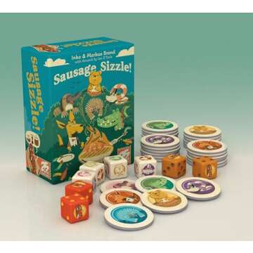 Sausage Sizzle Dice Rolling Game - Fun with Aussie Animals