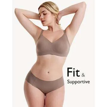 COMFELIE Wireless Bralette - Seamless & Comfortable Women’s Bra