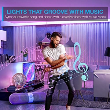 Vont Smart LED Strip Lights 16.4FT with Alexa, RGB LEDs