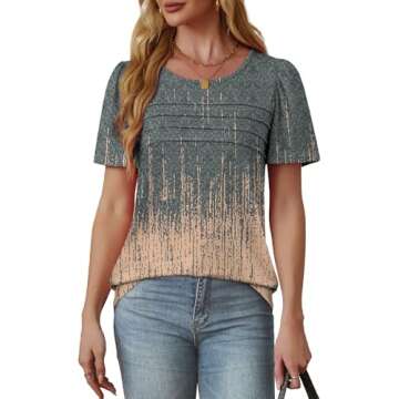 Stylish Casual Tie Dye Shirt for Women Plus Size