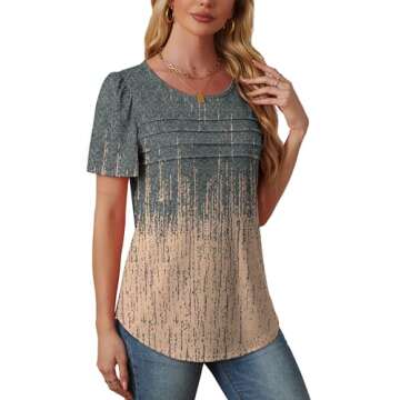 Stylish Casual Tie Dye Shirt for Women Plus Size