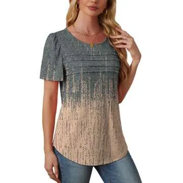 Stylish Casual Tie Dye Shirt for Women Plus Size