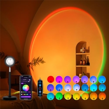 Tsrarey Sunset Lamp Projection - 21 Color Mood Enhancer