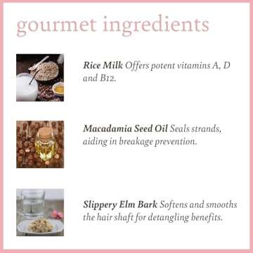 Camille Rose Curl Love Moisture Milk Leave-In Conditioner, with Rice Milk and Macadamia Oil to Soften, Smooth and Detangle Curly Hair, 8 oz