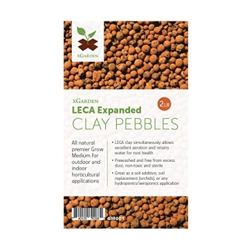 xGarden LECA Expanded Clay Pebbles for Gardening Excellence