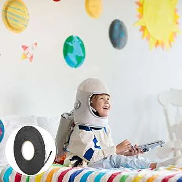 Tatuo Double Sided Foam Tape - 50ft, 2 Rolls, Versatile Adhesive