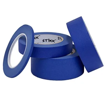 STIKK Painters Tape - 3pk Blue Tape for DIY Projects