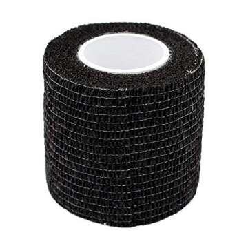 CINRA Black Grip Tape 48PCS Self-Adhesive Bandages