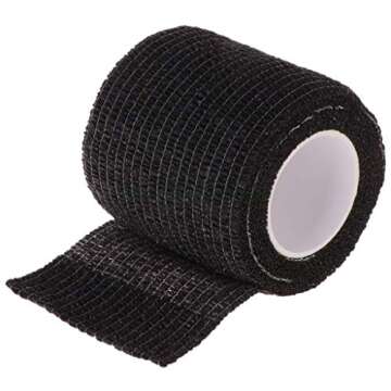 CINRA Black Grip Tape 48PCS Self-Adhesive Bandages