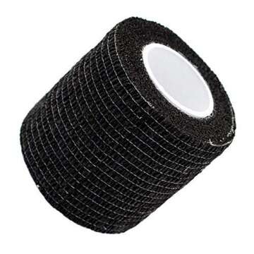 CINRA Black Grip Tape 48PCS Self-Adhesive Bandages