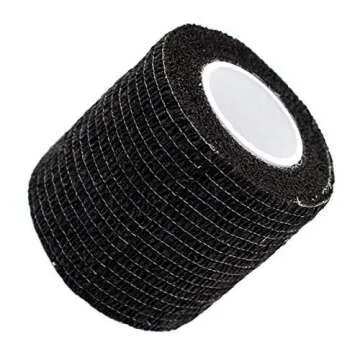 CINRA Black Grip Tape 48PCS Self-Adhesive Bandages