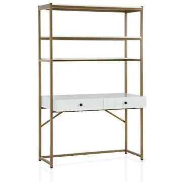 CosmoLiving by Cosmopolitan CosmoLiving Billie Desk, White