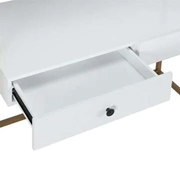 CosmoLiving by Cosmopolitan CosmoLiving Billie Desk, White