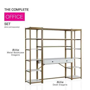 CosmoLiving by Cosmopolitan CosmoLiving Billie Desk, White