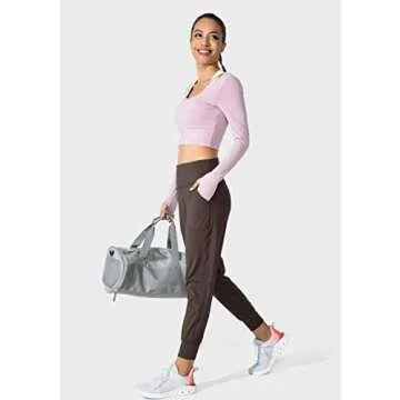 G Gradual Women's High Waisted Joggers with Pockets