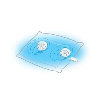 Sound Oasis Sleep Therapy Pillow, 2 Hi-Fidelity, Ultra-Thin Stereo Speakers, Vol. Control, Connect to Sound Source, Fall Asleep Wake Up Refreshed, Sleep, Relax, Manage Tinnitus, Comfortable & Soft.