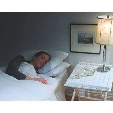 Sound Oasis Sleep Therapy Pillow, 2 Hi-Fidelity, Ultra-Thin Stereo Speakers, Vol. Control, Connect to Sound Source, Fall Asleep Wake Up Refreshed, Sleep, Relax, Manage Tinnitus, Comfortable & Soft.