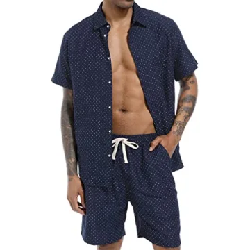 PASOK Men's Floral Tracksuit - Hawaiian Shirt & Shorts