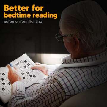 WINCHY Reading Light - Versatile 3 Color Rechargeable Lamp