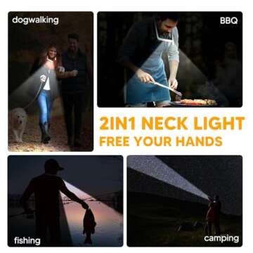 WINCHY Reading Light - Versatile 3 Color Rechargeable Lamp