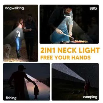 WINCHY Reading Light - Versatile 3 Color Rechargeable Lamp