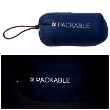 Rokka&Rolla Women's Lightweight Packable Down Puffer Jacket Coat