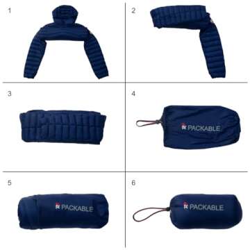 Rokka&Rolla Women's Lightweight Packable Down Puffer Jacket Coat