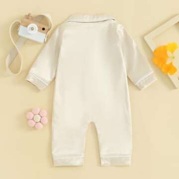 MAINESAKA Baby Silk Satin Pajama Romper, Stylish & Comfy