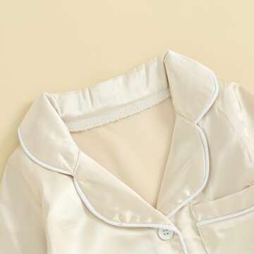 MAINESAKA Baby Silk Satin Pajama Romper, Stylish & Comfy