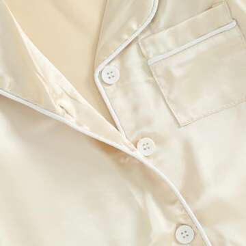 MAINESAKA Baby Silk Satin Pajama Romper, Stylish & Comfy