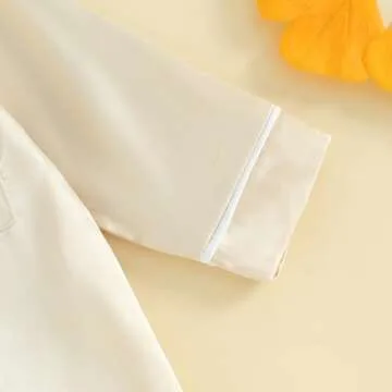 MAINESAKA Baby Silk Satin Pajama Romper, Stylish & Comfy