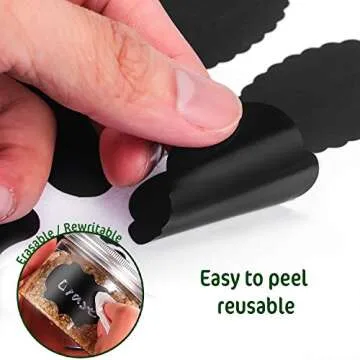 Pangda 12 Pack Clear Plastic Jars with Lids and Labels