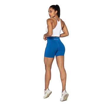 Sunzel Butt Scrunch Seamless Shorts, Womens 5 Inch Workout Shorts High Waist Stretch Booty Short for Gym/Yoga/Running/Biking