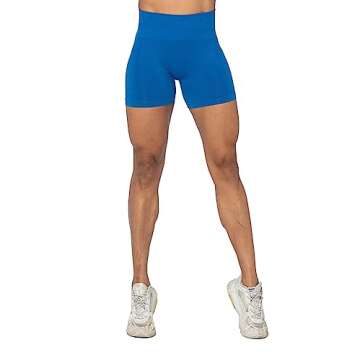 Sunzel Butt Scrunch Seamless Shorts, Womens 5 Inch Workout Shorts High Waist Stretch Booty Short for Gym/Yoga/Running/Biking